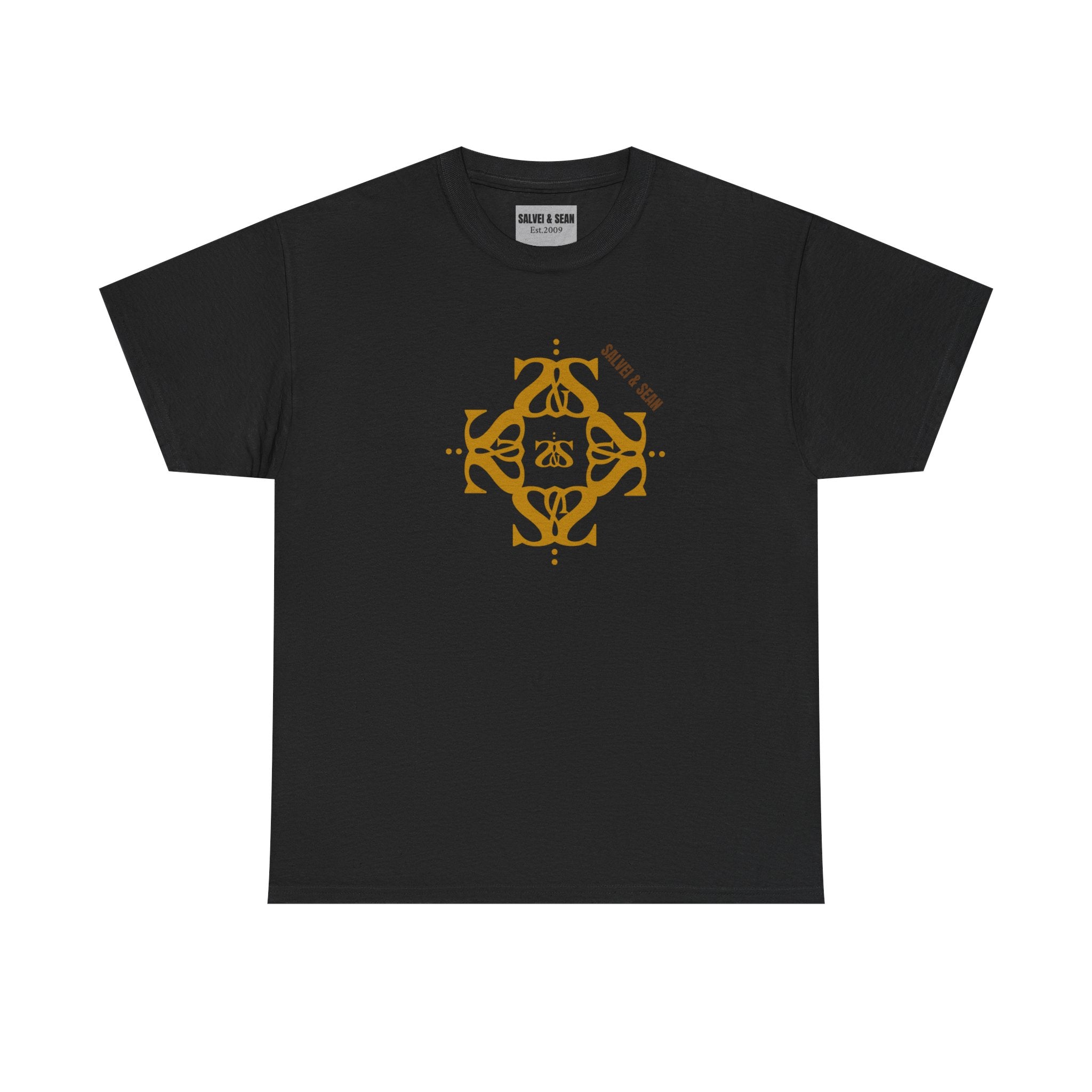 T-SHIRT - ornate silver
