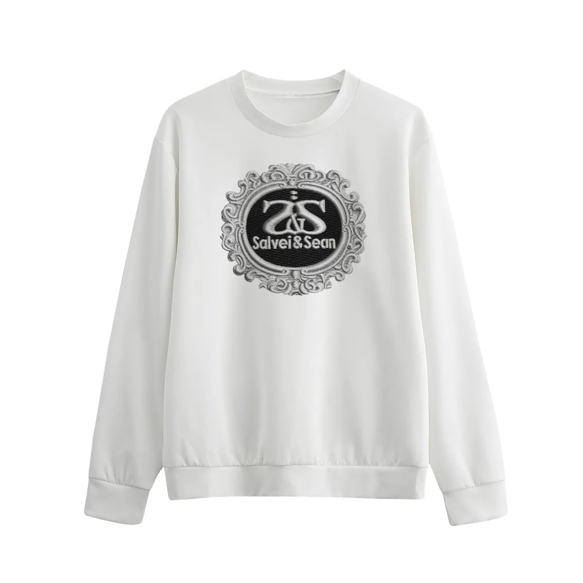 Premium sweatshirt - ornate platinum