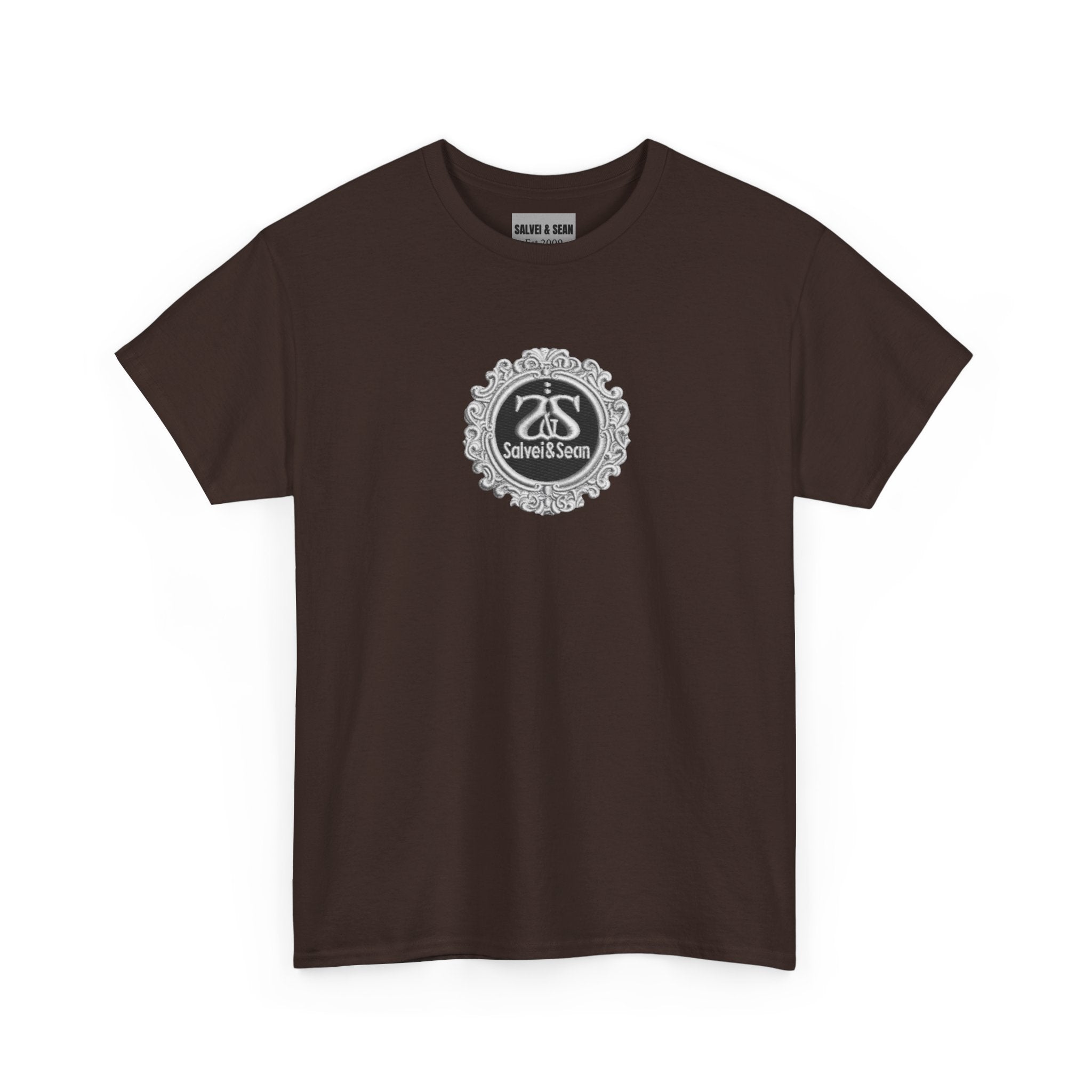 T-SHIRT - ornate silver
