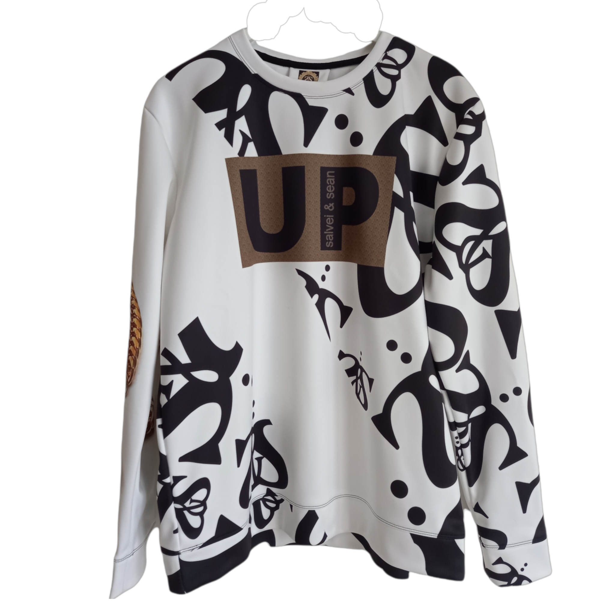 LX SWEATSHIRT  - diagg UP black