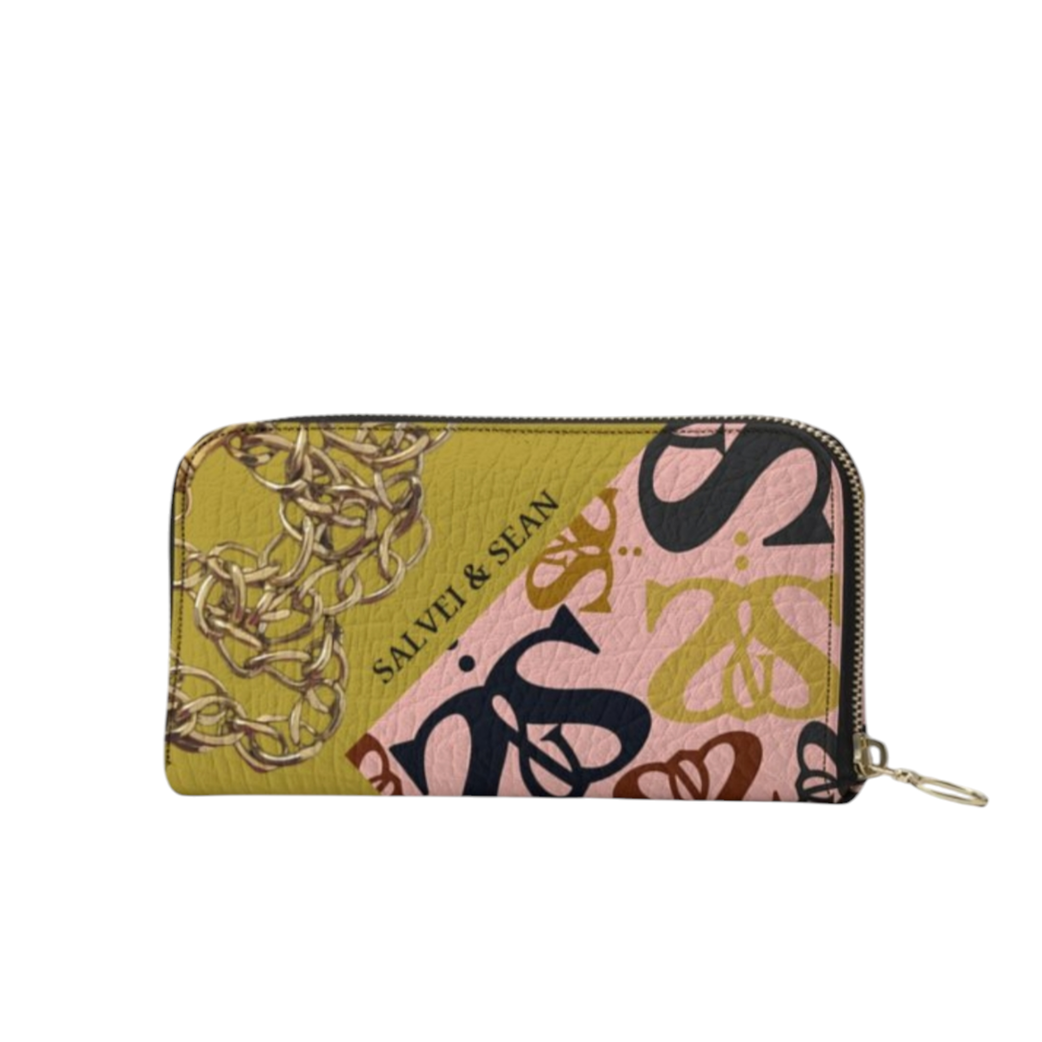LEATHER PURSE - pinky diag