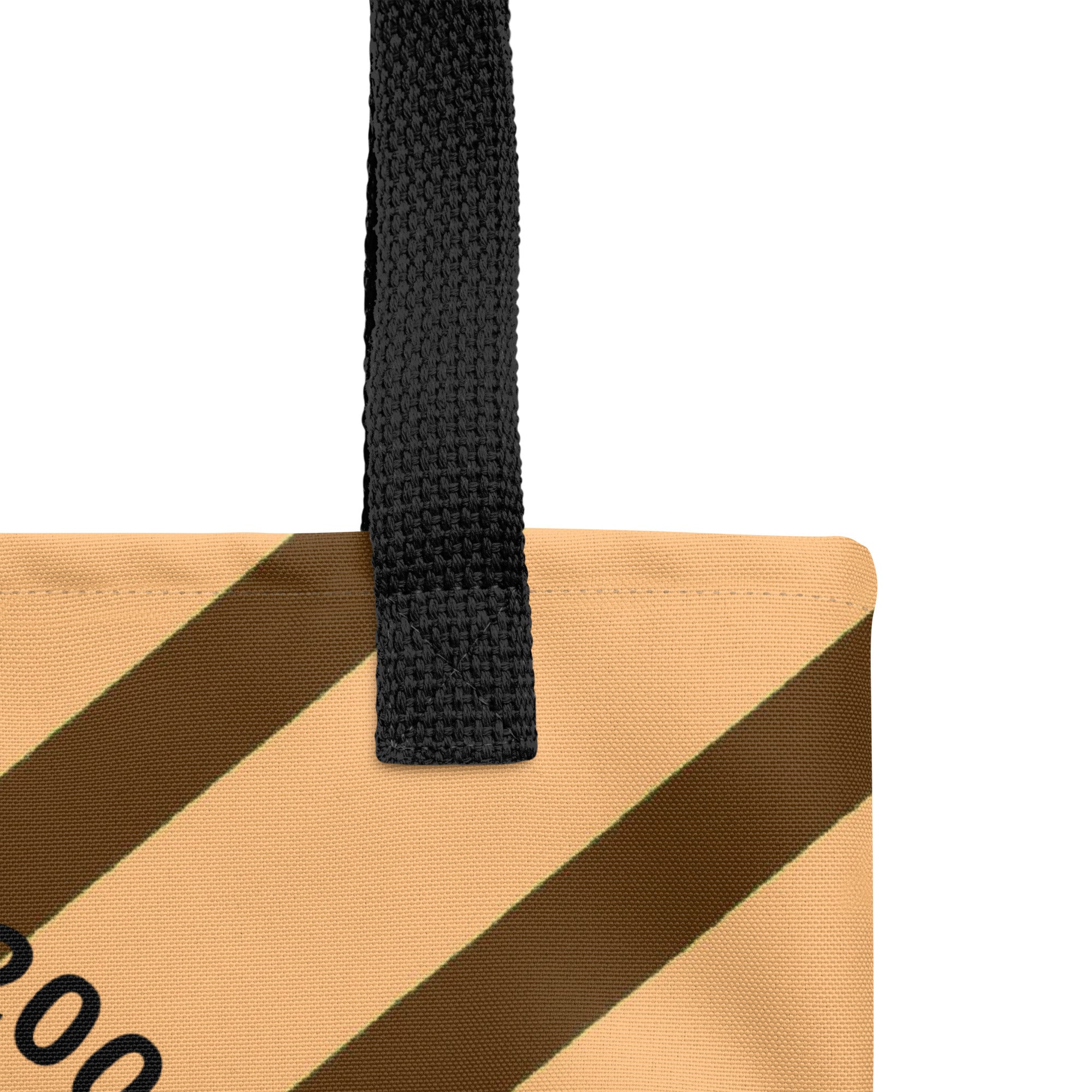 All In tote - stryyp peach
