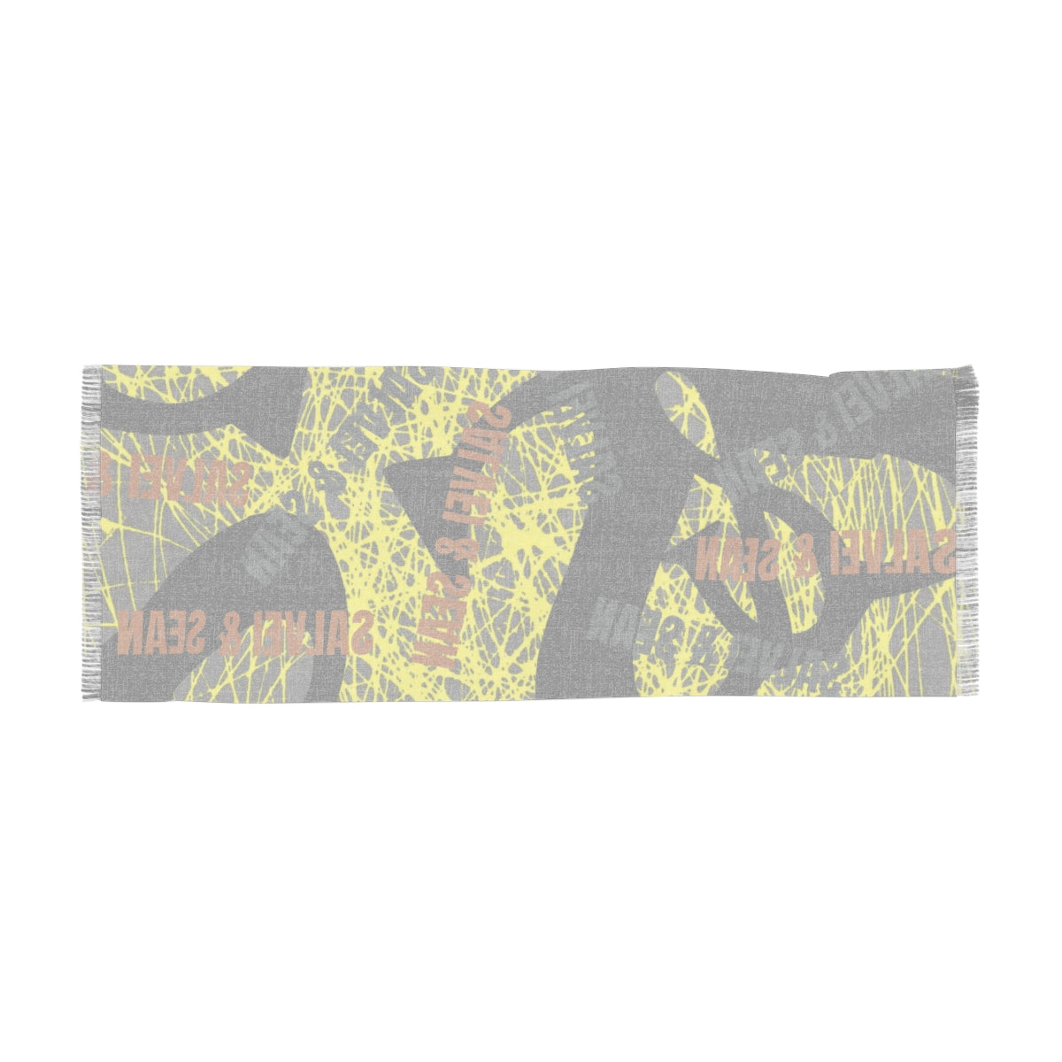 Scarf - Scribbol yellow