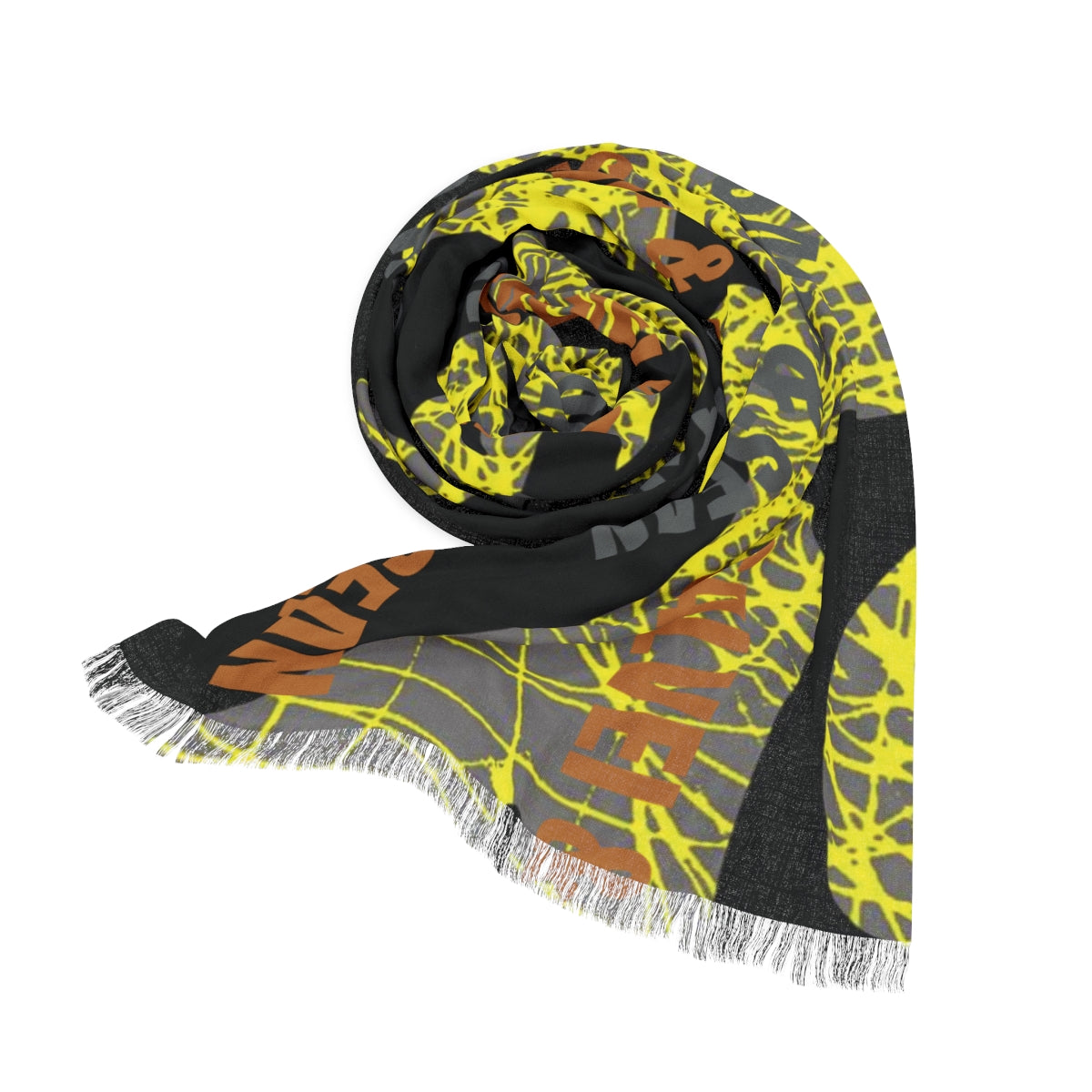 Scarf - Scribbol yellow
