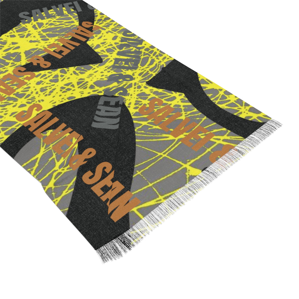 Scarf - Scribbol yellow