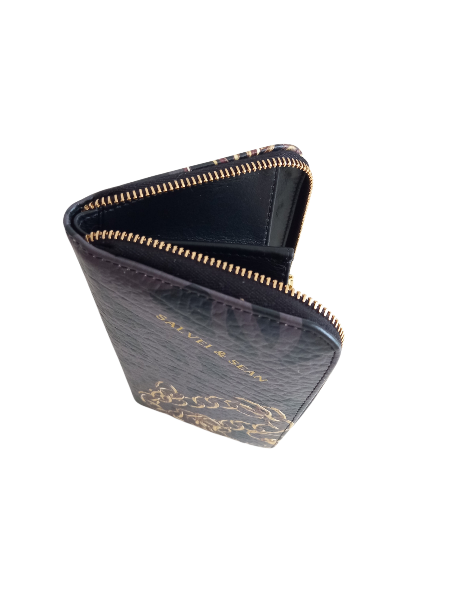 LEATHER PURSE - s&s bold black Chaynne