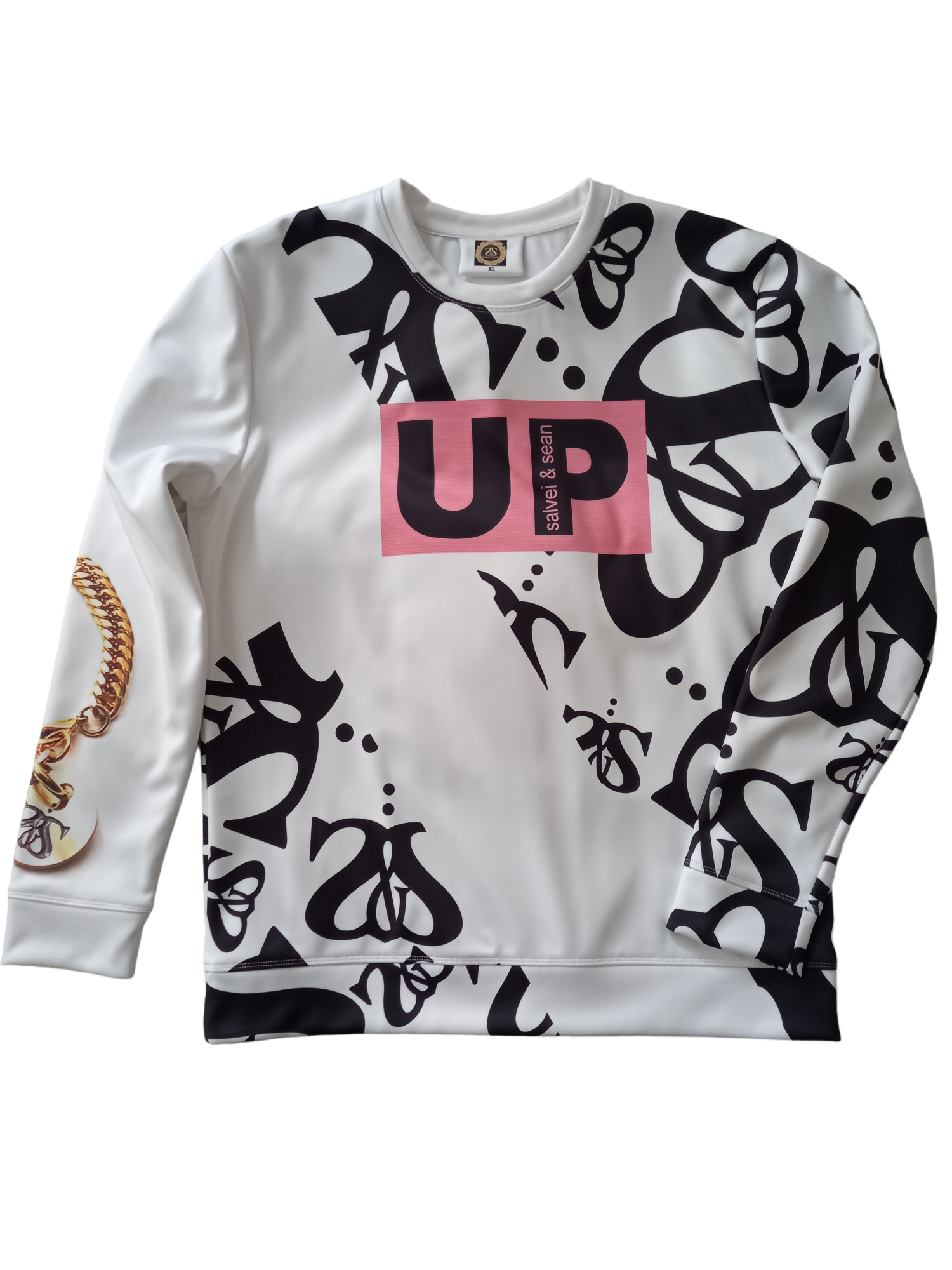 LX SWEATSHIRT  - diagg UP black